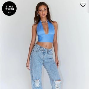 New with take princess polly backless top